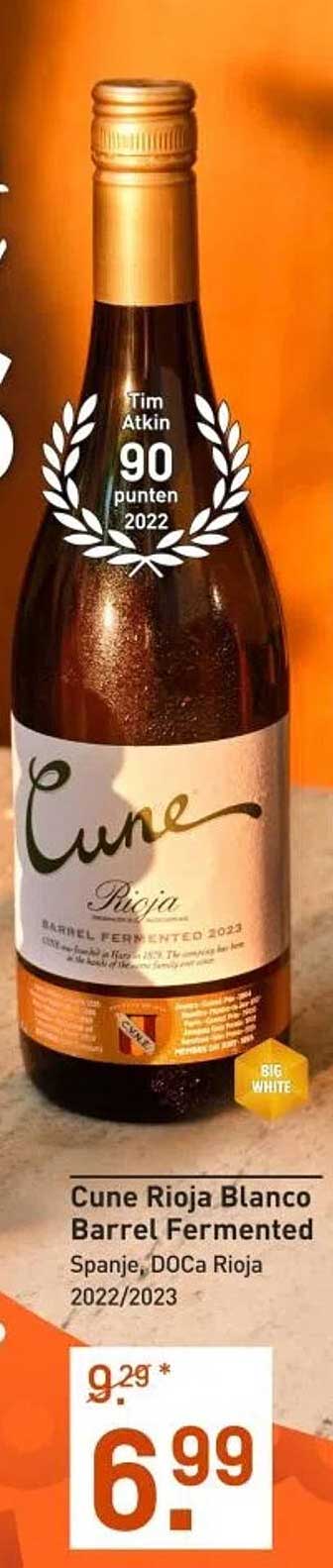 Cune Rioja Blanco Barrel Fermented