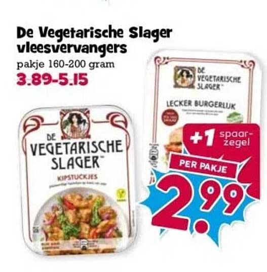 De Vegetarische Slager vleesvervangers