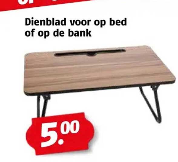 Dienblad voor op bed of op de bank