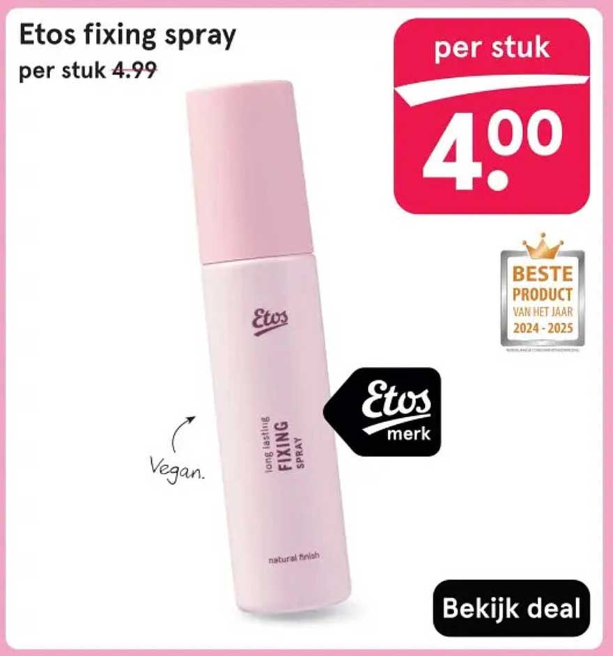 Etos fixing spray