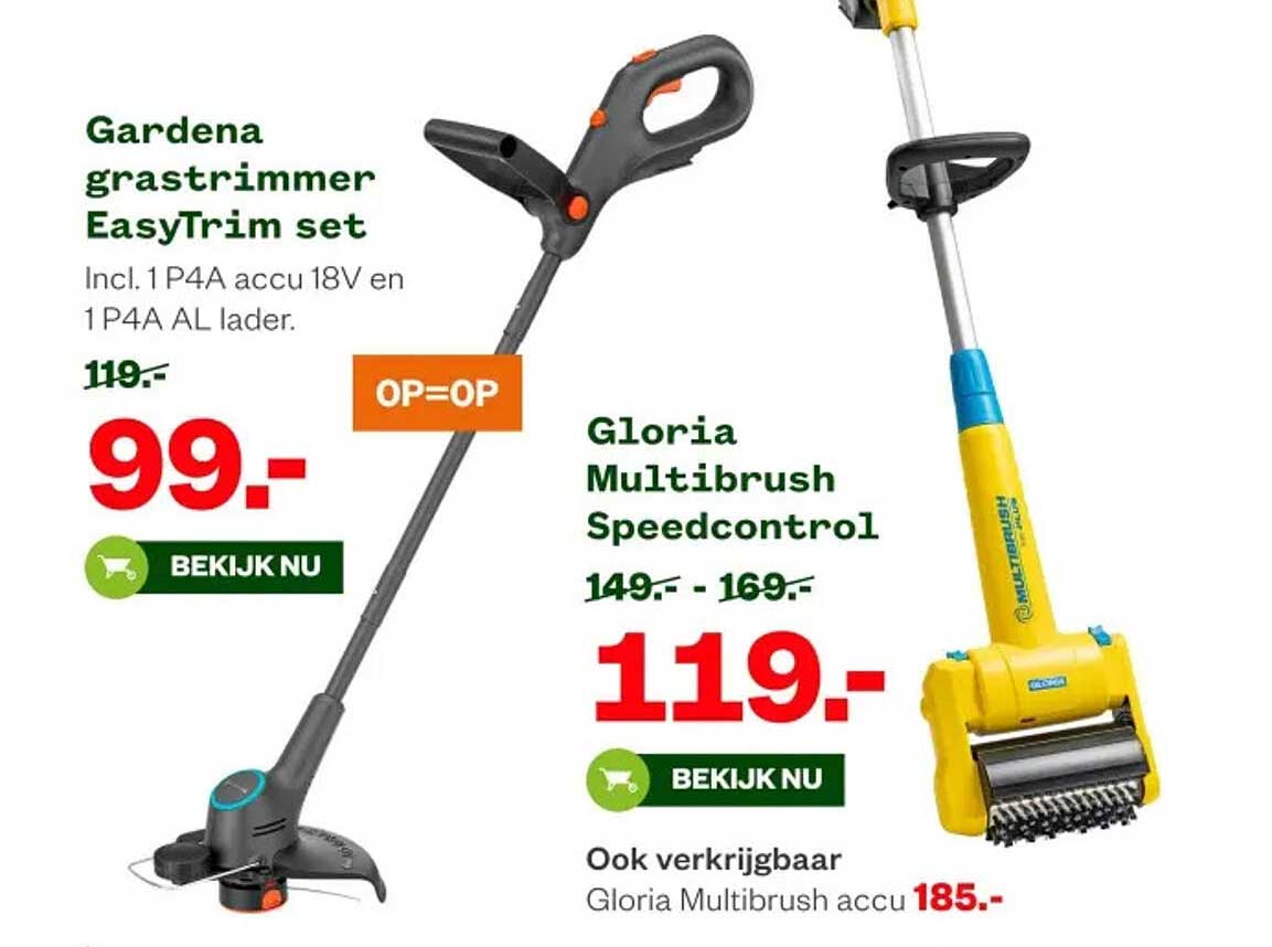 Gardena grastrimmer EasyTrim set
