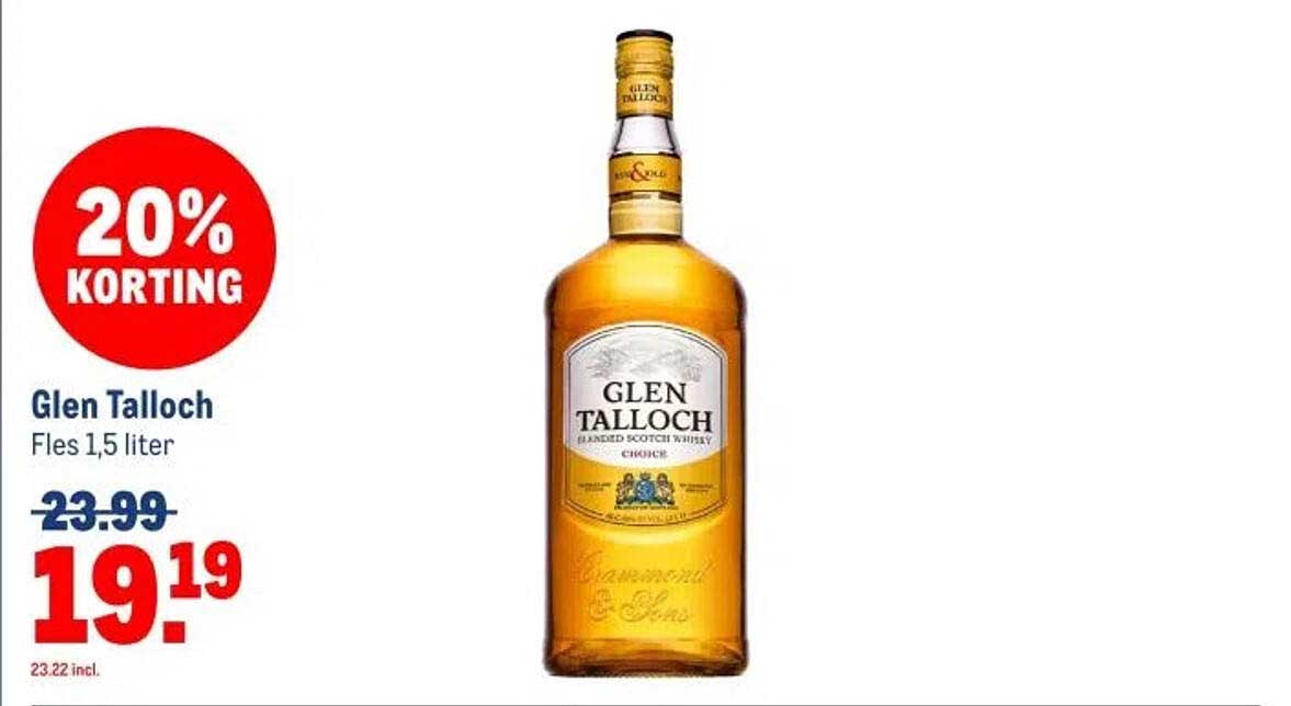 Glen Talloch Fles 1,5 liter