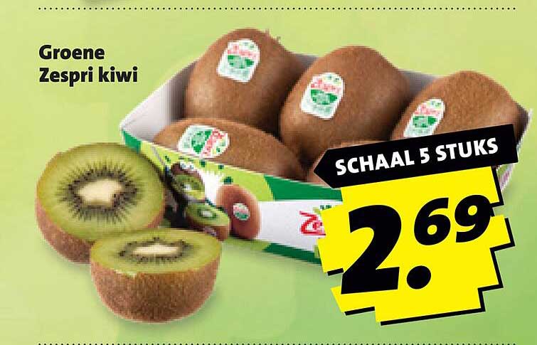 Groene Zespri kiwi