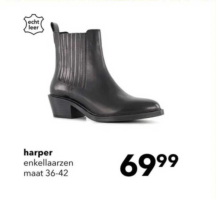 harper enkellaarszen maat 36-42