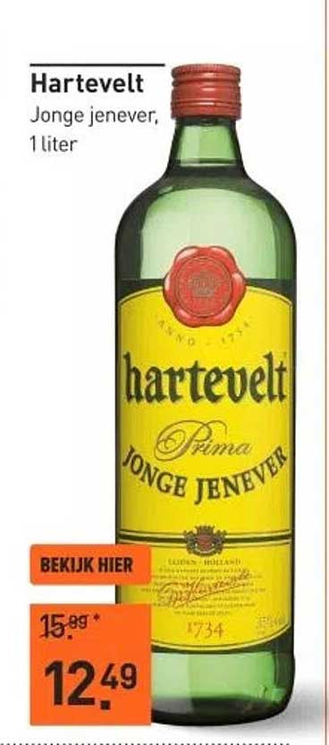 Hartevelt Jonge jenever, 1 liter