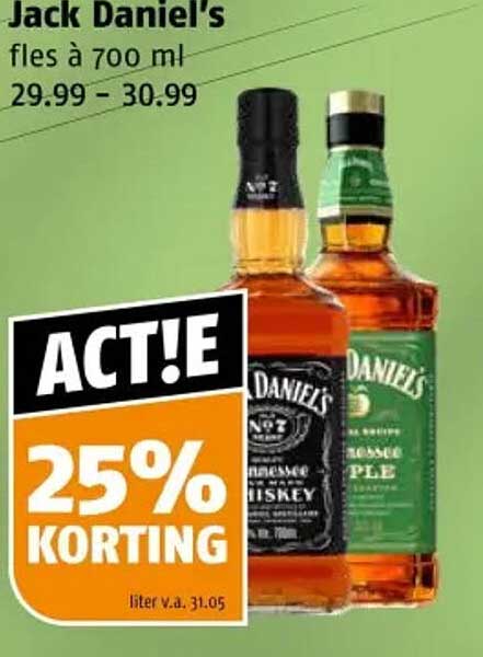Jack Daniel's fles à 700 ml