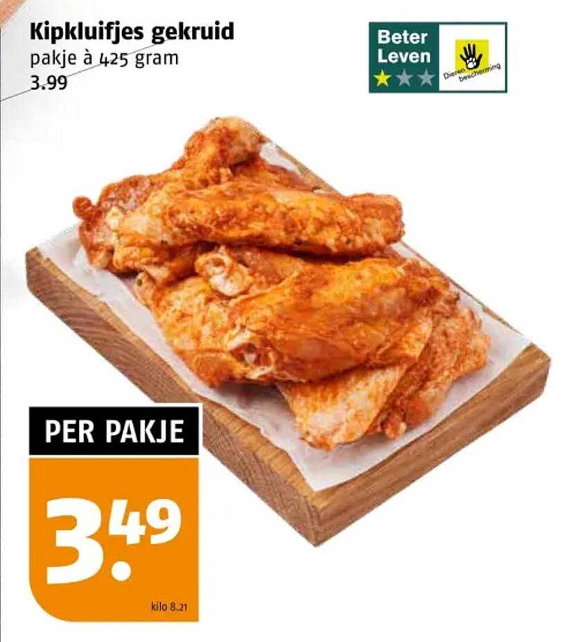 Kipkluifjes gekruid pakje à 425 gram