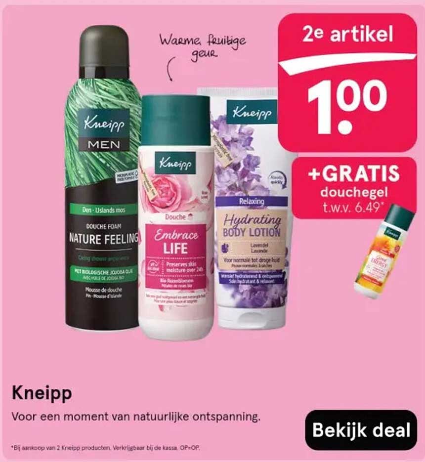 Kneipp Voor een moment van natuurlijke ontspanning