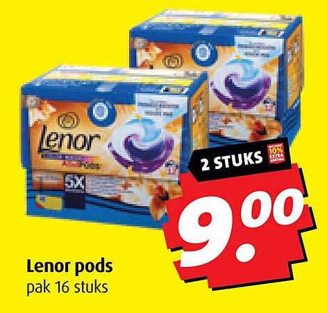 Lenor pods pak 16 stuks