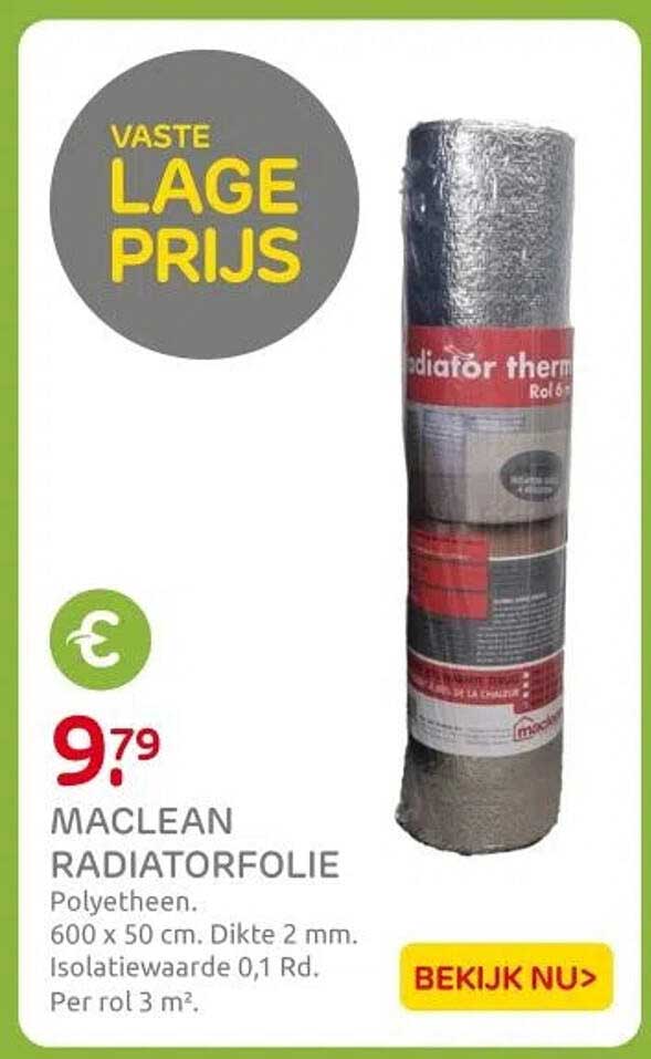 MACLEAN RADIATORFOLIE