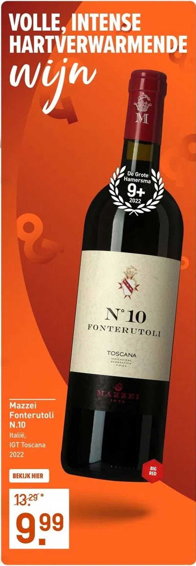 Mazzei Fonterutoli N.10 Italië, IGT Toscana 2022