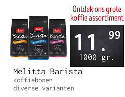 Melitta Barista koffiebonen