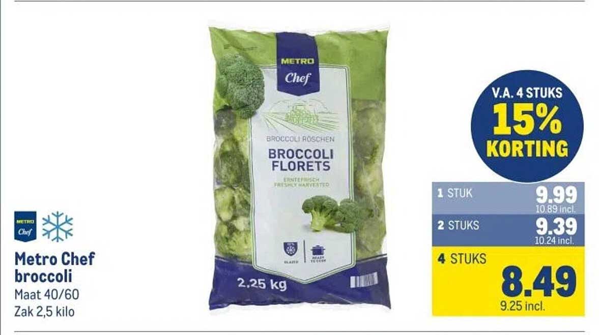 Metro Chef broccoli