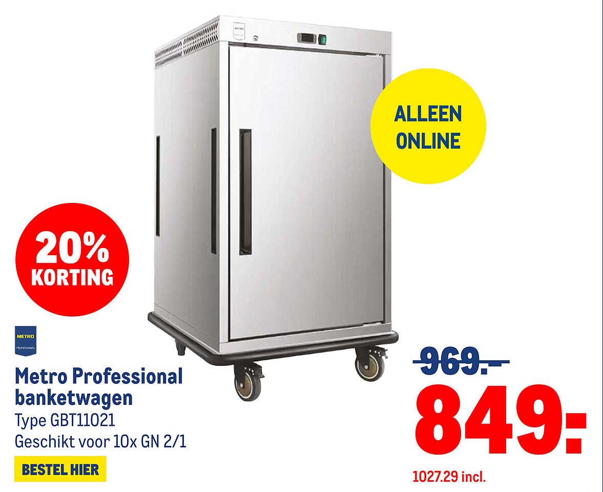 Metro Professional banketwagens Type GBT11021