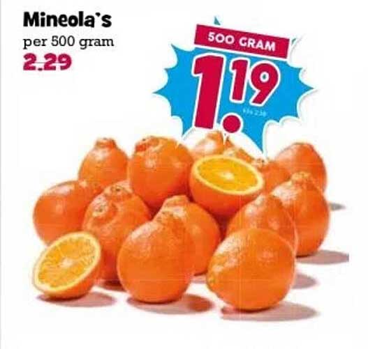 Mineola's per 500 gram