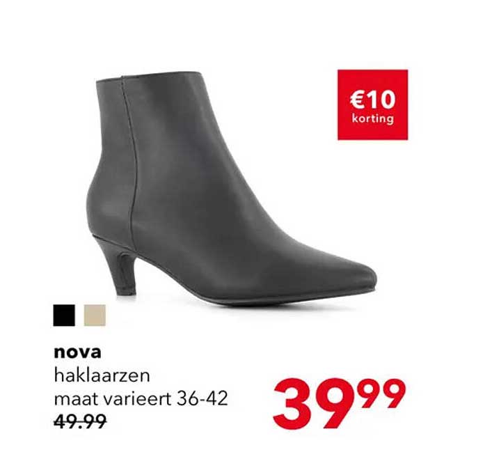 nova haklaarzen maat varieert 36-42