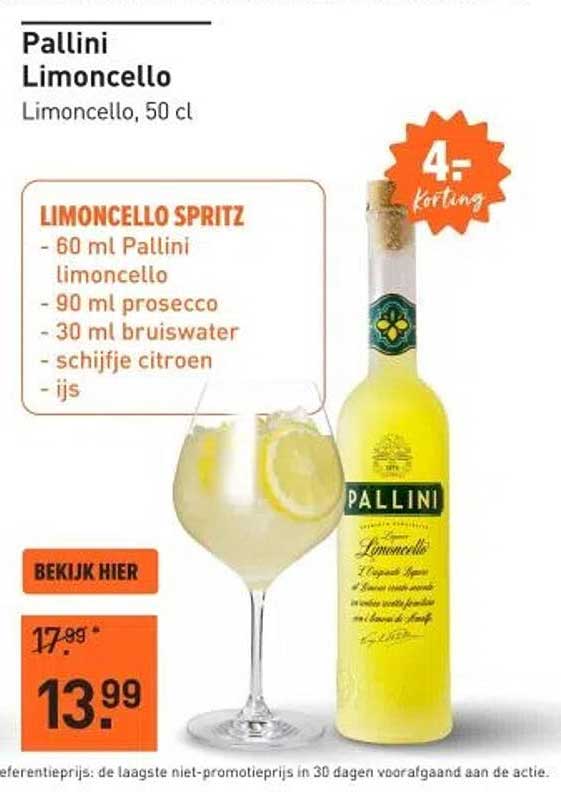 Pallini Limoncello 50 cl
