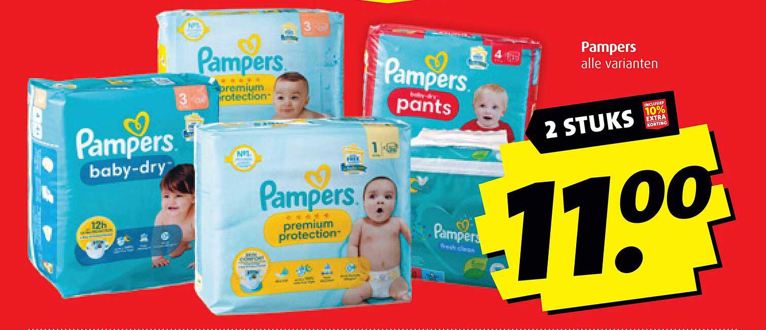 Pampers alle varianten