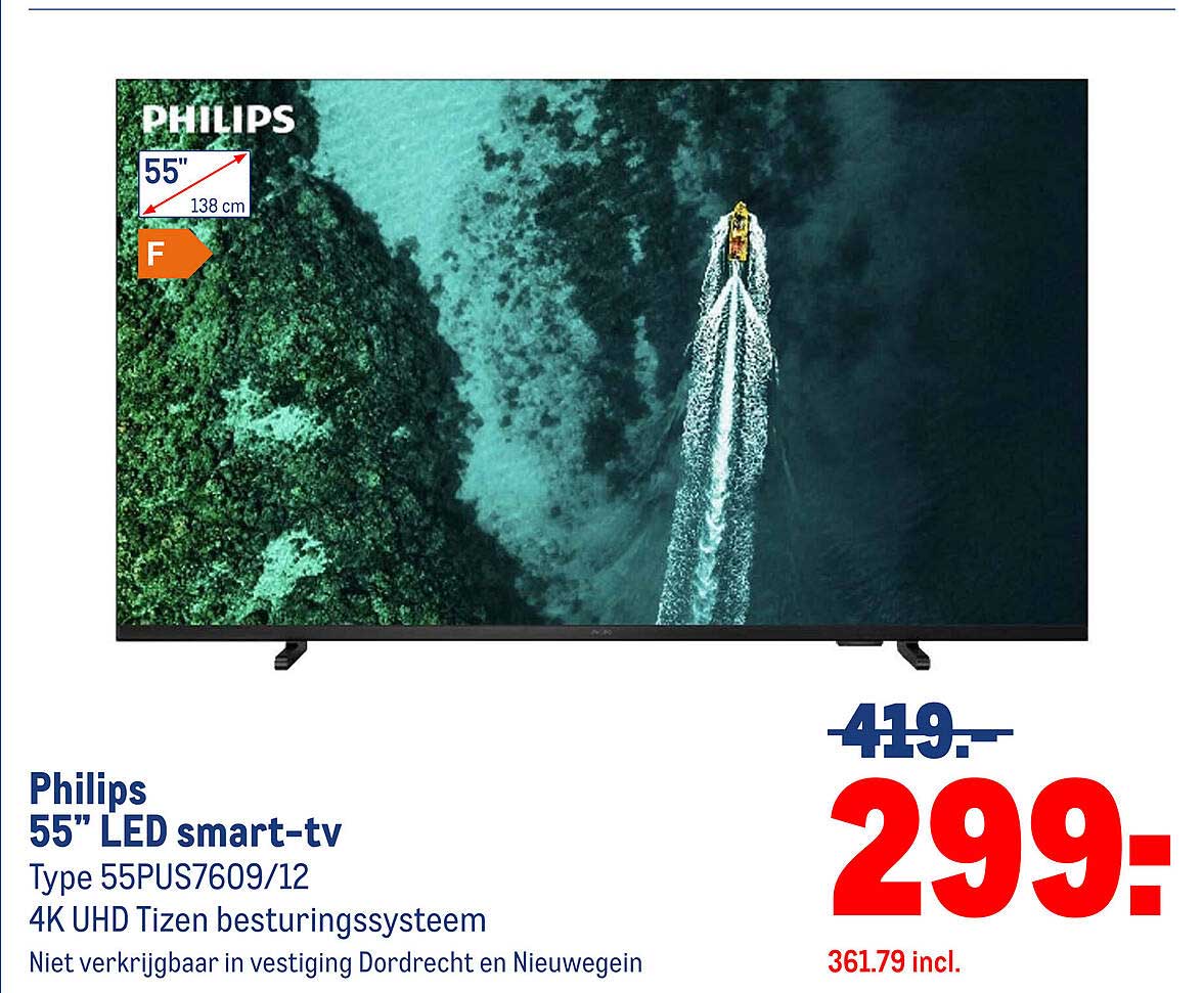 Philips 55" LED smart-tv