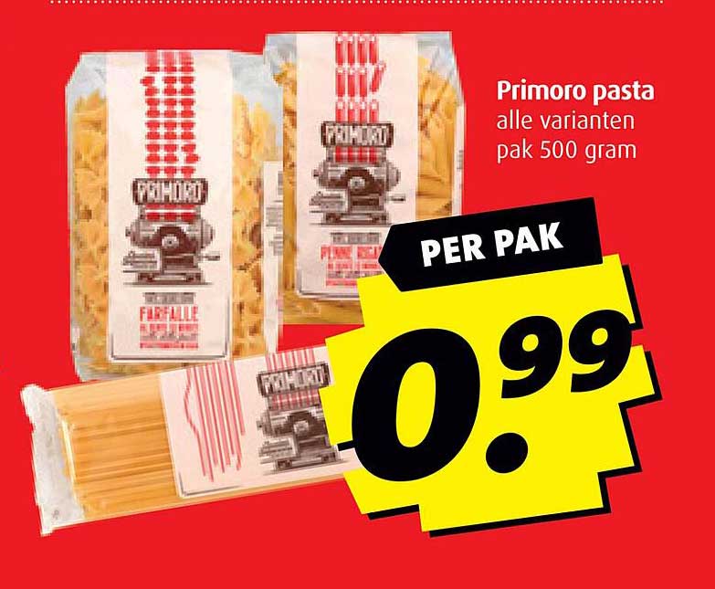 Primoro pasta alle varianten pak 500 gram