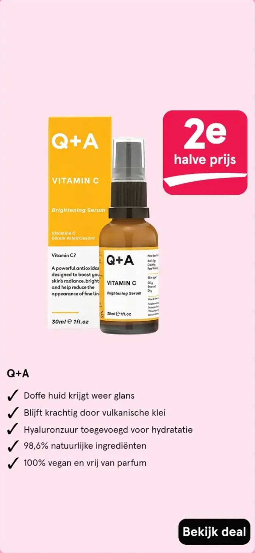 Q+A VITAMIN C Brightening Serum