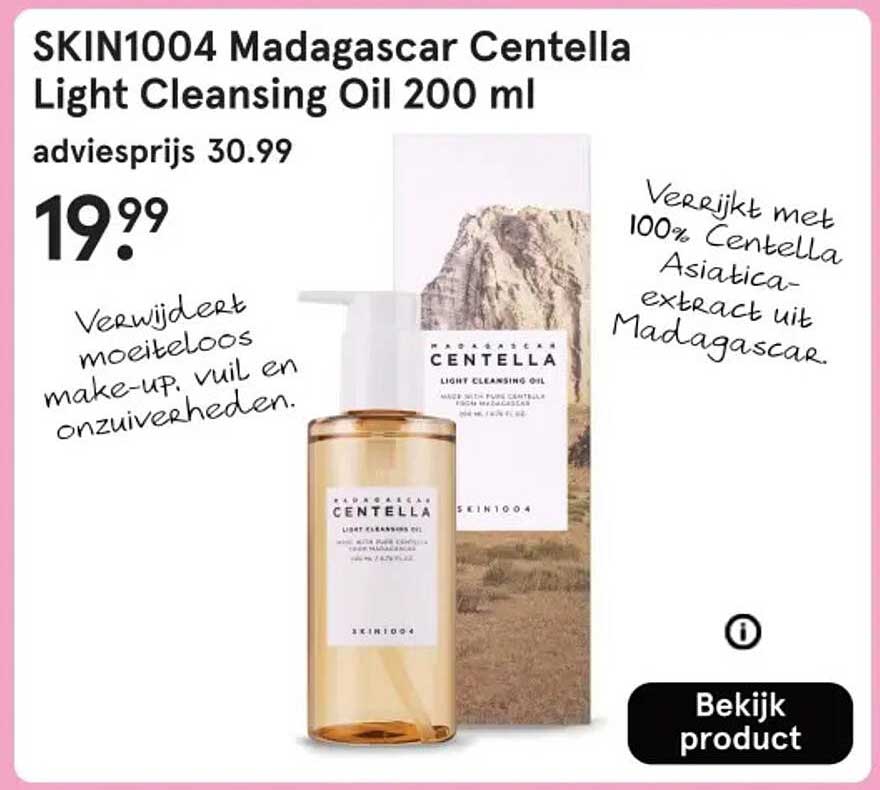 SKIN1004 Madagascar Centella Light Cleansing Oil 200 ml