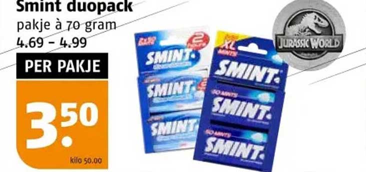 Smint duopack pakje à 70 gram