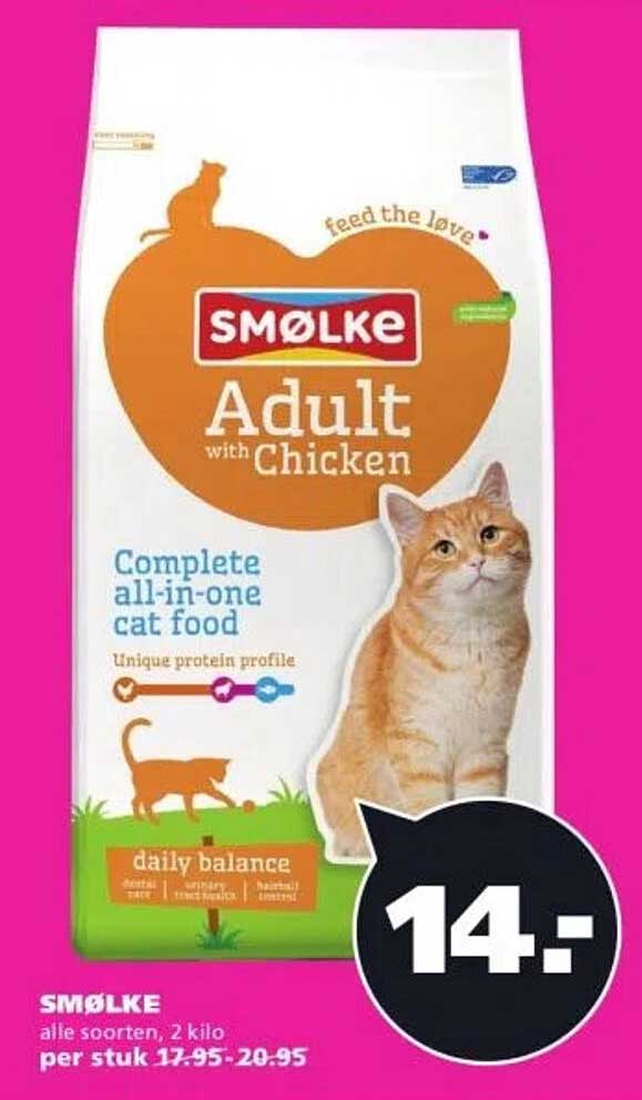 SMØLKE Adult with Chicken, 2 kilo