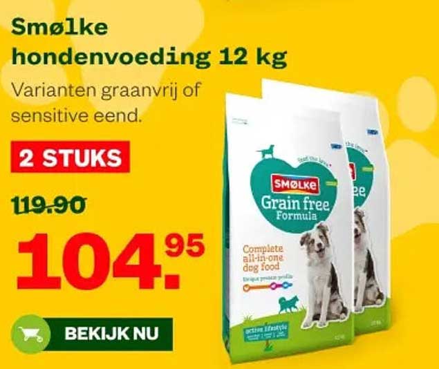 Smølke hondenvoeding 12 kg