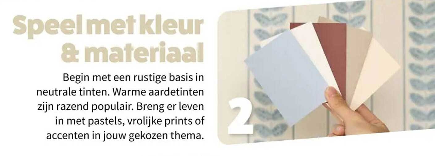 Speel met kleur & materiaal