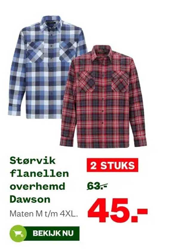 Størvik flanellen overhemd Dawson
