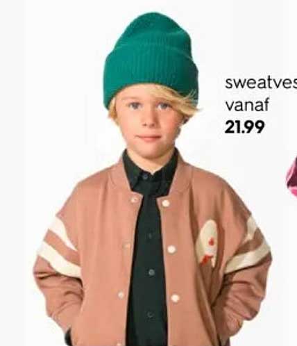 sweatvesten vanaf 21.99