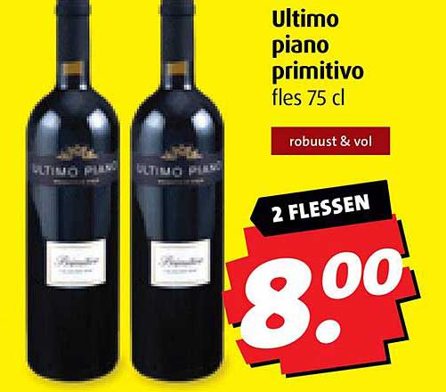 Ultimo piano primitivo fles 75 cl