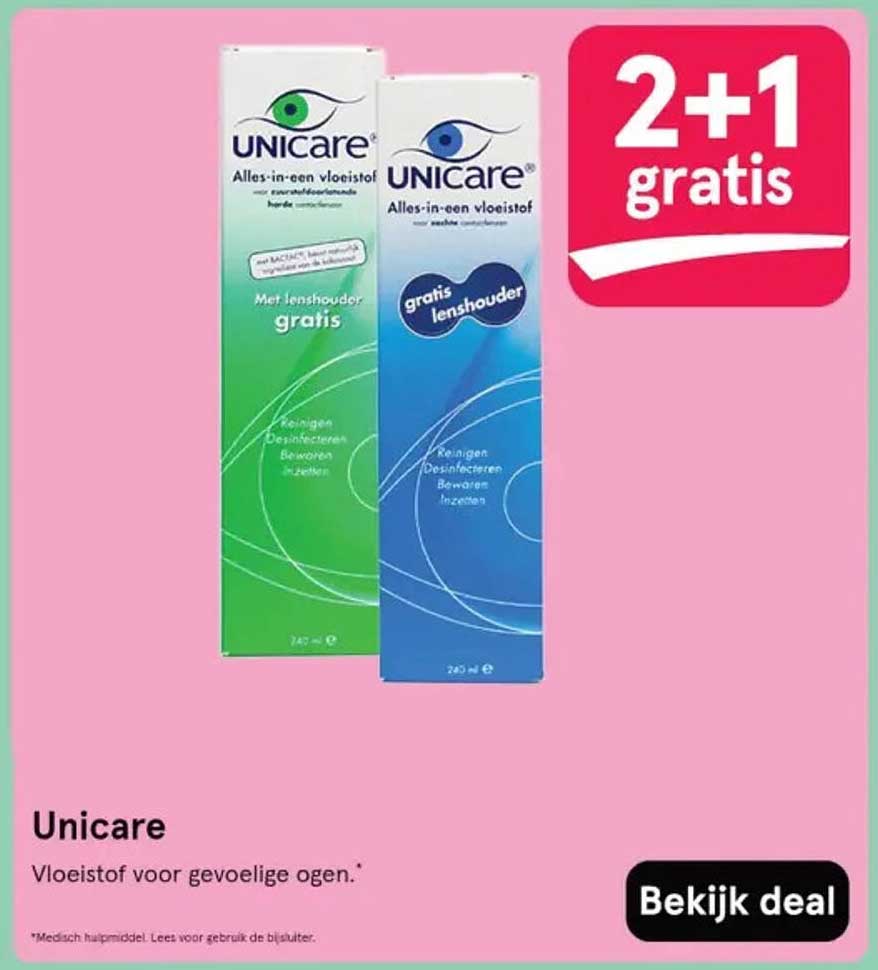 Unicare - Vloeistof voor gevoelige ogen