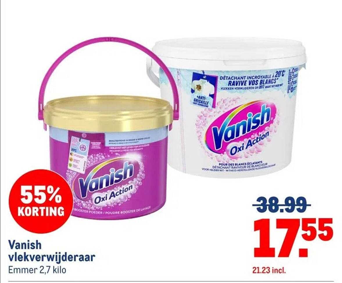 Vanish vlekverwijderaar Emmer 2,7 kilo