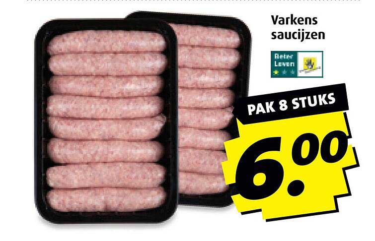 Varkens saucijzen