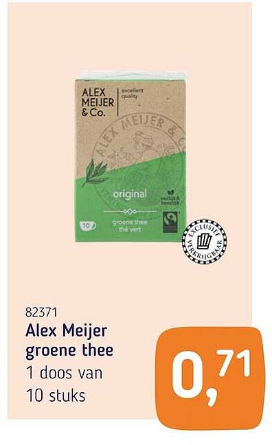Alex Meijer groene thee