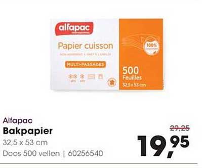 Alfapac Bakpapier