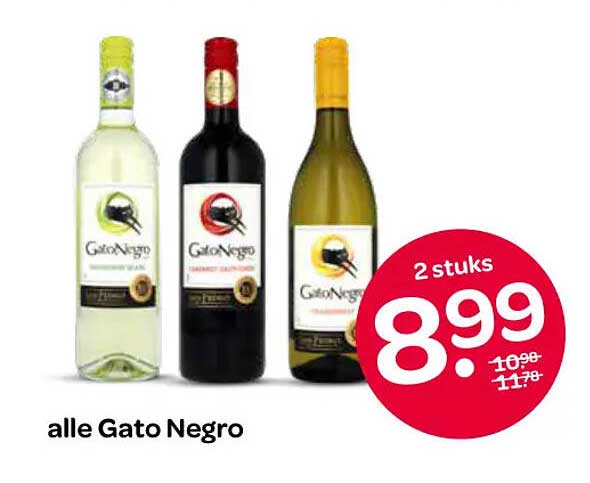 alle Gato Negro 2 stuks