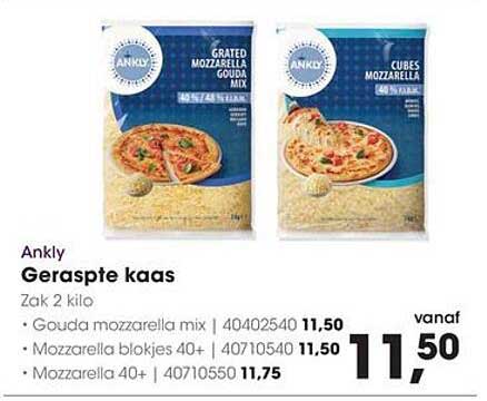 Ankly Geraspte kaas