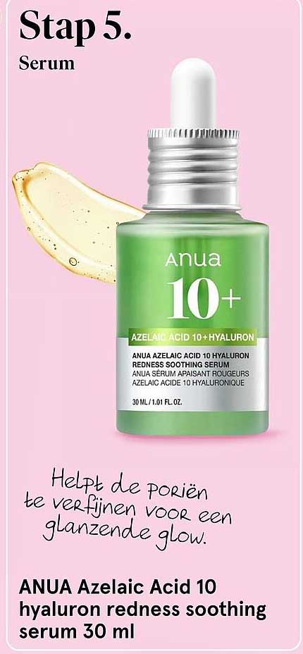 ANUA Azelaic Acid 10 hyaluron redness soothing serum 30 ml