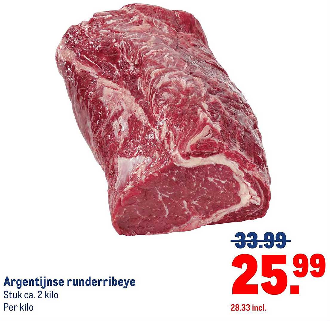 Argentijnse runderribeye
