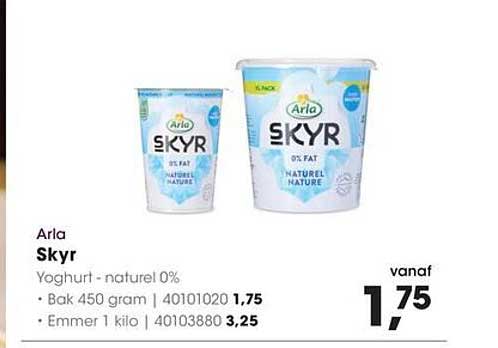Arla Skyr Yoghurt - naturel 0%