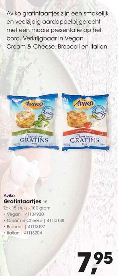 Aviko Gratintaartjes