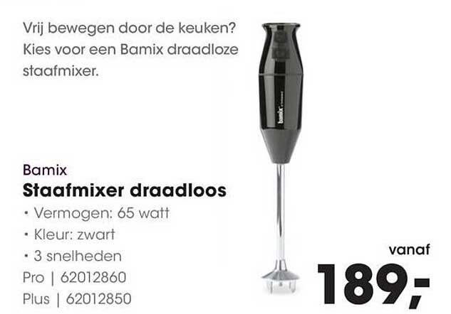 Bamix Staafmixer draadloos