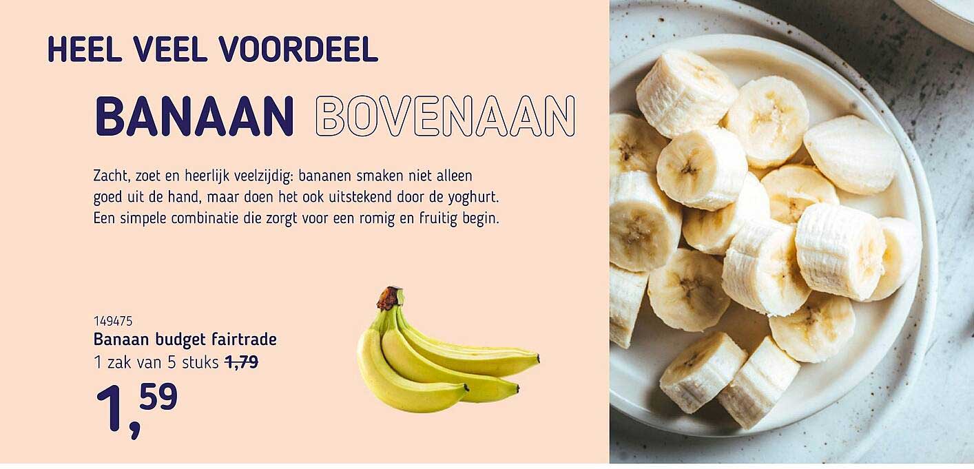 Banaan budget fairtrade