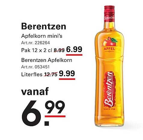 Berentzen Apfelkorn mini’s