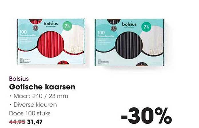 Bolsius Gotische kaarsen
