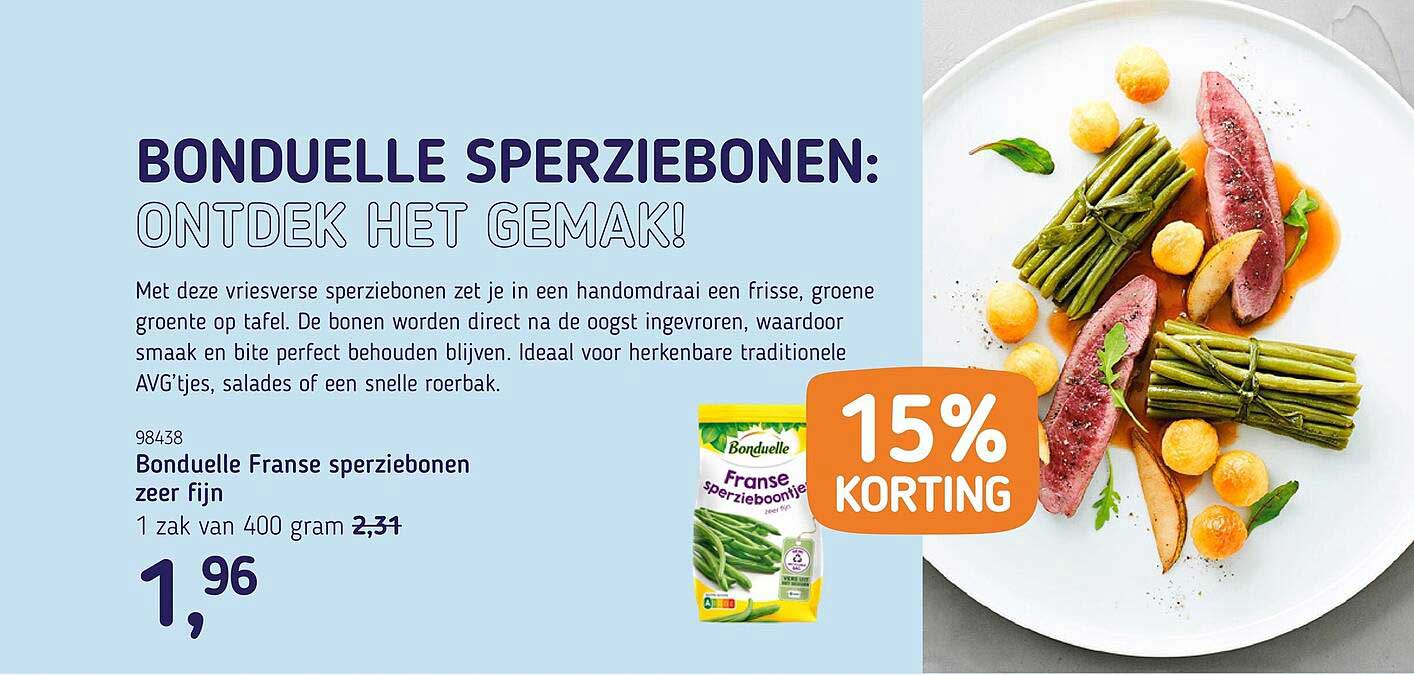 Bonduelle Franse sperziebonen zeer fijn 15% KORTING