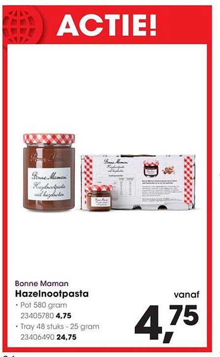 Bonne Maman Hazelnootpasta